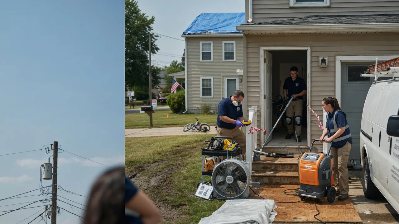 Water Damage Repair in Farmersburg, IN near me